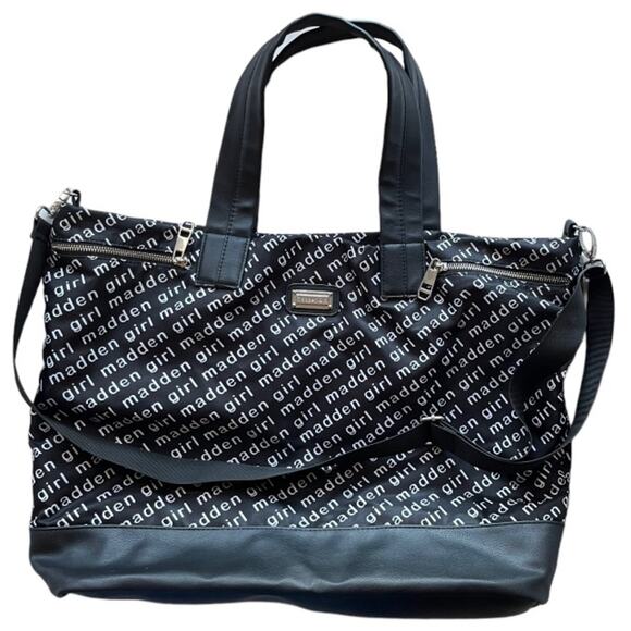 Steve Madden Girl, Tote Bag Black Logo, Oversized Bag, Y2K - Picture 9 of 9